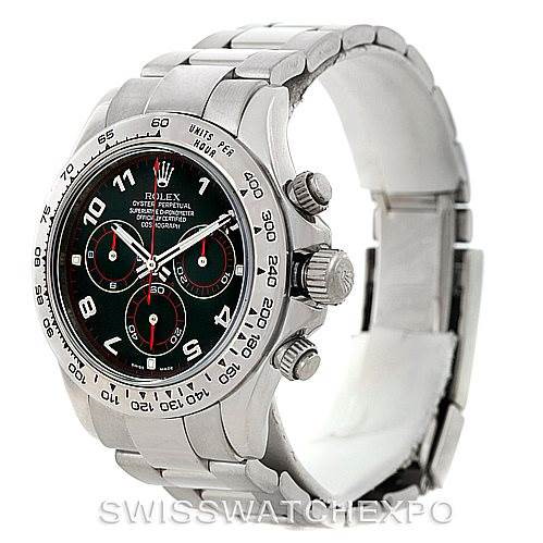 Rolex Cosmograph Daytona 18K White Gold Watch 116509 SwissWatchExpo