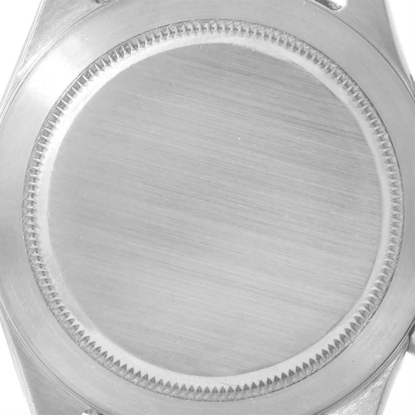 The image shows the case back of the Rolex Daytona 16523 Men's Steel and Gold (two tone) White Dial 16523 Men's Steel and Gold (two tone) White Dial model, viewed from the back.