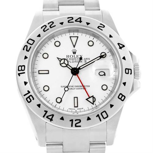 Photo of Rolex Explorer II White Dial Automatic Mens Watch 16570 Year 2002