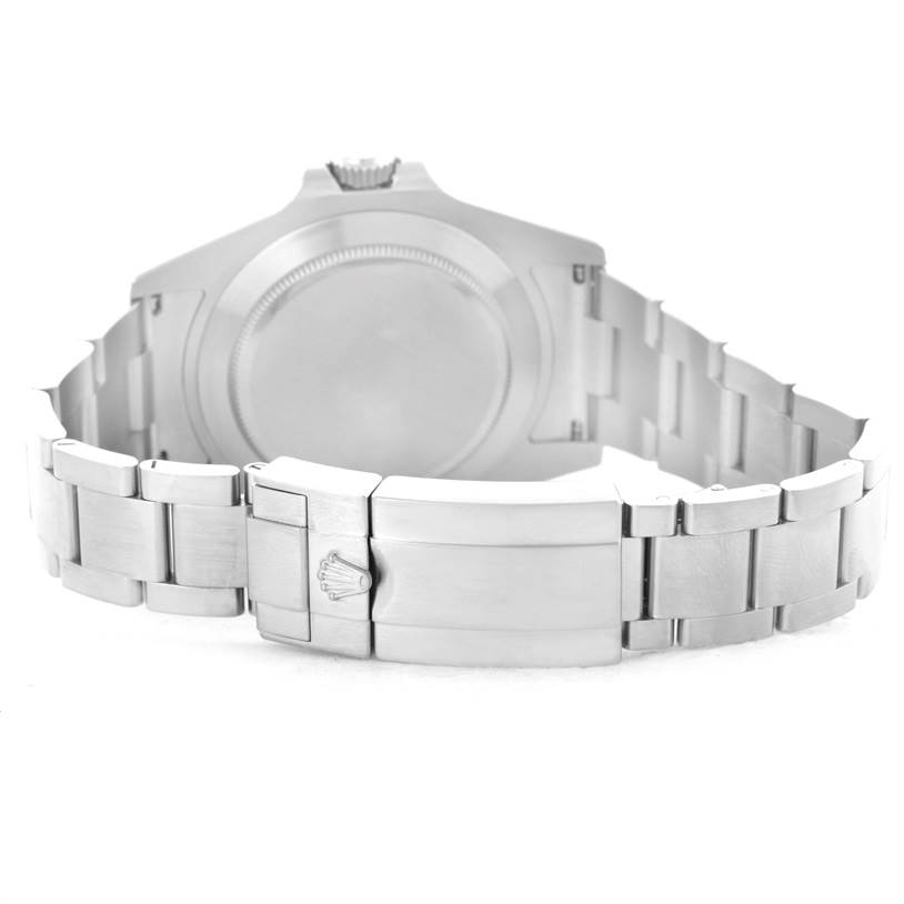 The image shows the back case and bracelet clasp of a Rolex Explorer 216570 Men's Stainless Steel White Dial 216570 Men's Stainless Steel White Dial watch.
