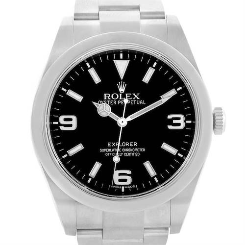 Photo of Rolex Explorer I Stainless Steel Oyster Bracelet Watch 214270