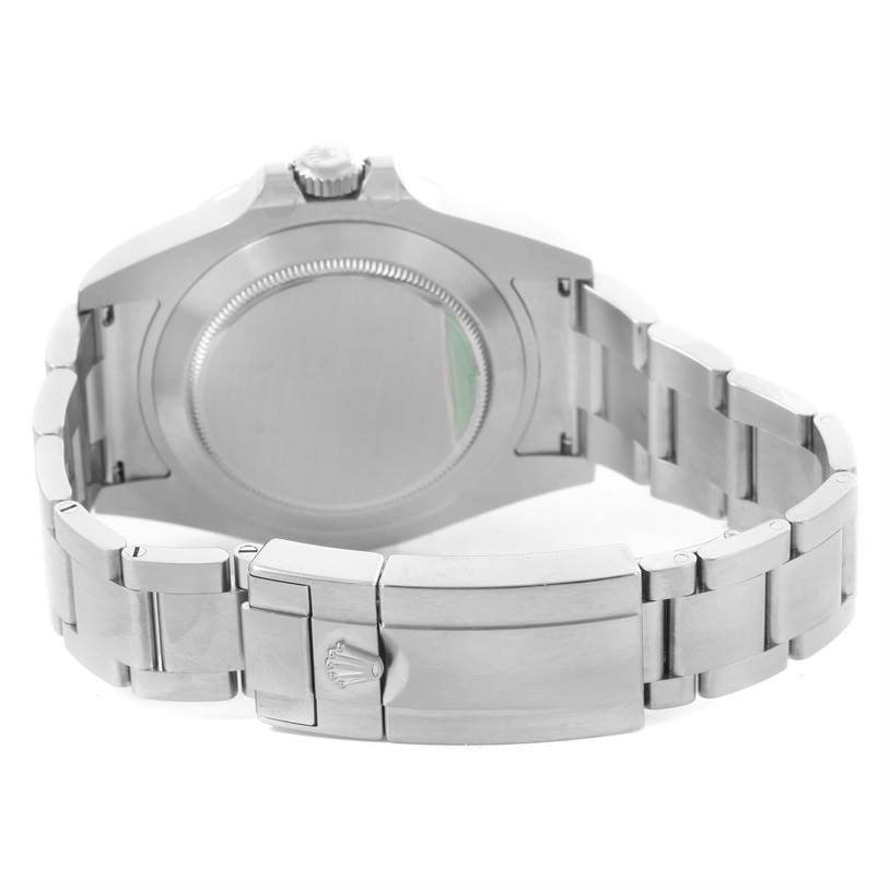 The image shows the back, bracelet, and clasp of the Rolex Explorer 216570 Men
s Stainless Steel Black Dial 216570 Men
s Stainless Steel Black Dial watch.