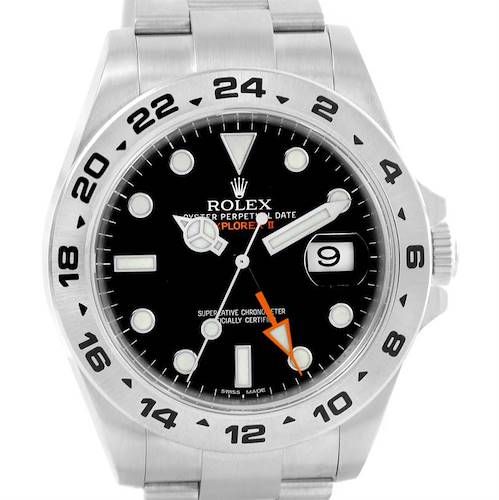 Photo of Rolex Explorer II Automatic Black Dial Watch 216570 Box Papers