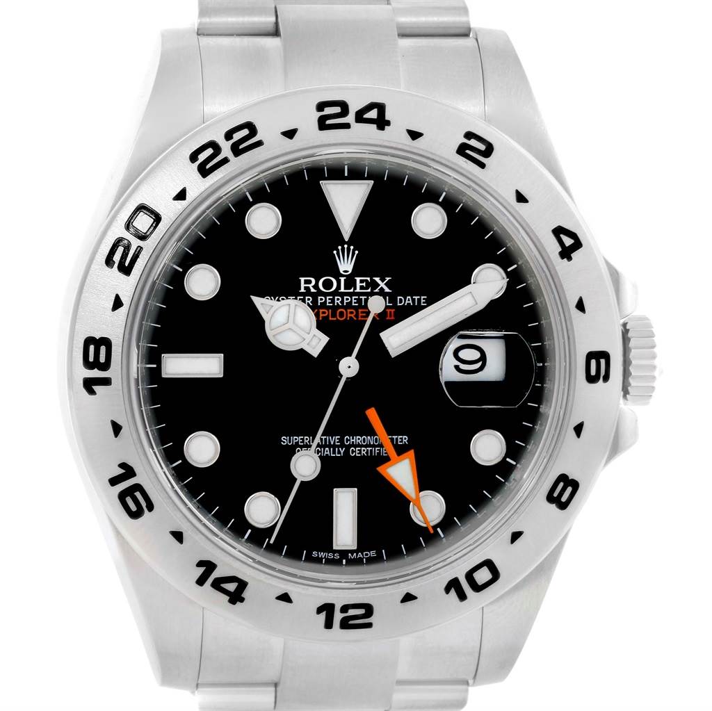 This image showcases the face, bezel, and bracelet of the Rolex Explorer 216570 Men
s Black Dial 216570 Men
s Black Dial watch.