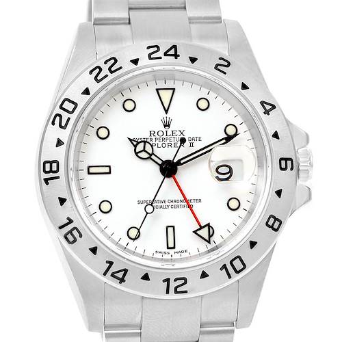 Photo of Rolex Explorer II White Dial Automatic Steel Mens Watch 16570