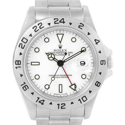 Photo of Rolex Explorer II White Dial 40mm Stainless Steel Mens Watch 16570