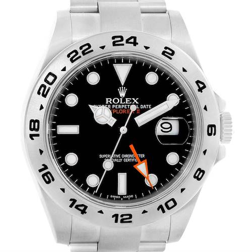 Photo of Rolex Explorer II Automatic Black Dial Mens Watch 216570 Box Papers