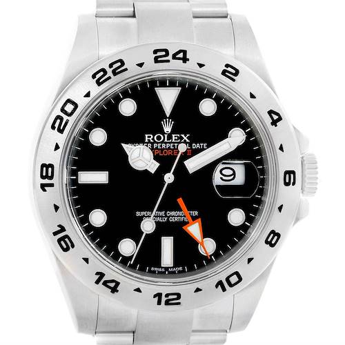 Photo of Rolex Explorer II Black Dial Automatic Steel Mens Watch 216570