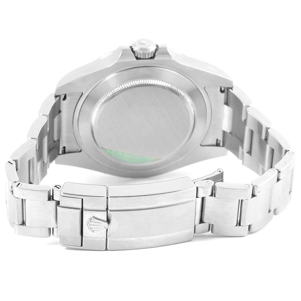 This image shows the back case and clasp of the Rolex Explorer 216570 Men's Stainless Steel White Dial 216570 Men's Stainless Steel White Dial watch, viewed from the rear angle.