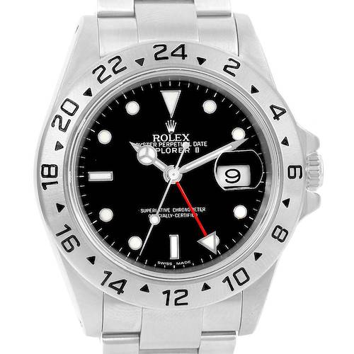 Photo of Rolex Explorer II Black Dial Stainless Steel 40mm Mens Watch 16570