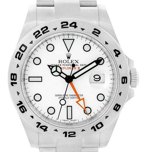 Photo of Rolex Explorer II 42 White Dial Automatic Steel Men's Watch 216570