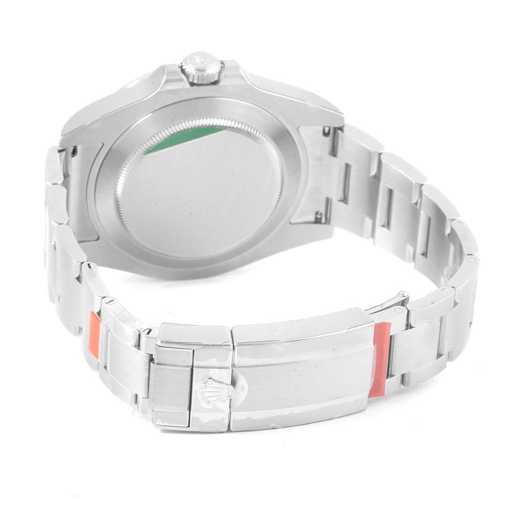 The image shows the back and bracelet clasp of a Rolex Explorer 216570 Men's Stainless Steel White Dial 216570 Men's Stainless Steel White Dial watch from a rear angle.