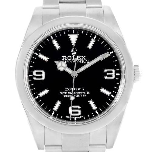 Photo of Rolex Explorer I 39 Black Dial Automatic Mens Watch 214270