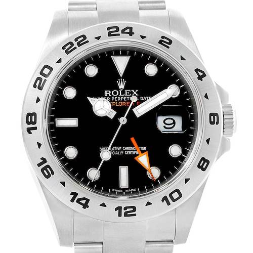 Photo of Rolex Explorer II 42mm Black Dial Automatic Mens Watch 216570 Box