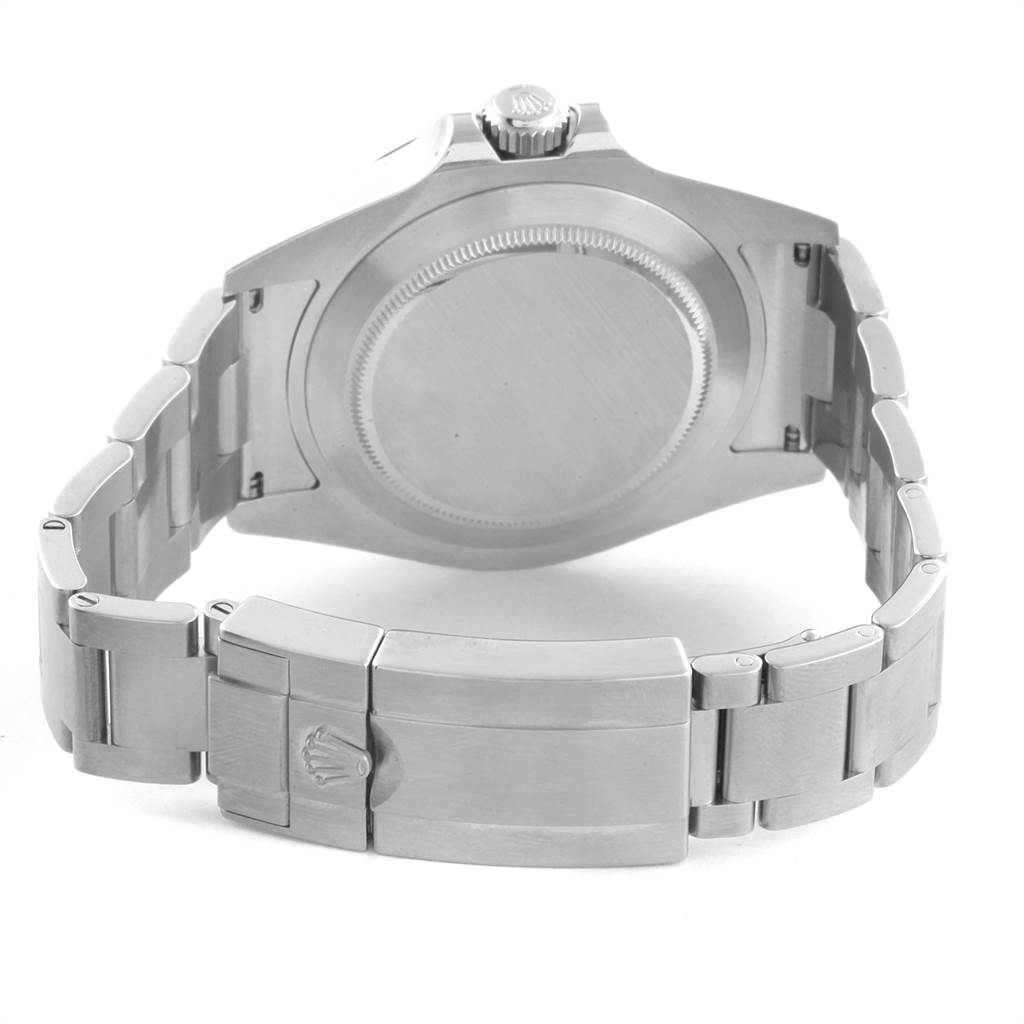 The image shows the back, clasp, and bracelet of a Rolex Explorer 216570 Men's Stainless Steel White Dial 216570 Men's Stainless Steel White Dial watch.