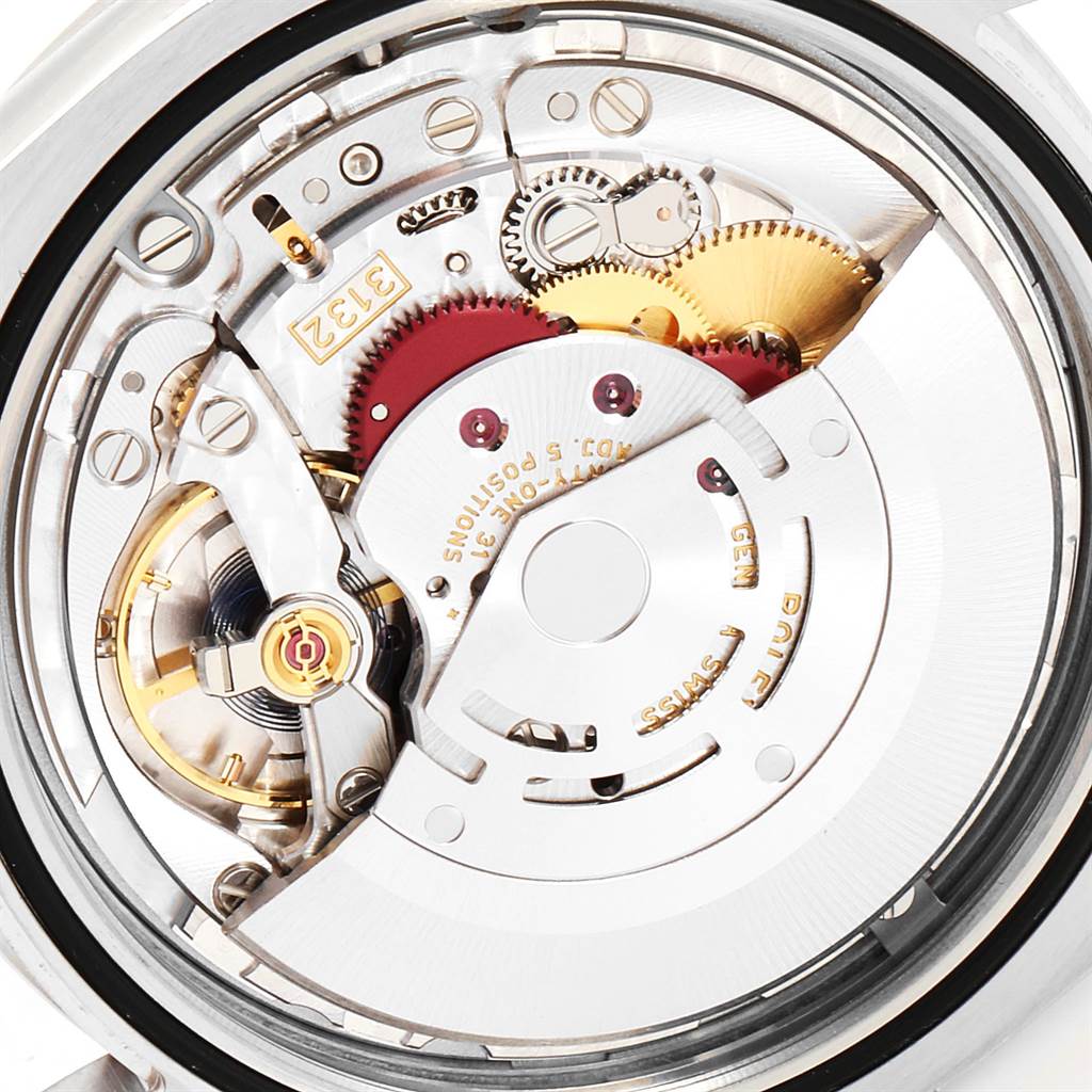 This image shows the inner mechanical movement parts of a Rolex Explorer 214270 Men's Stainless Steel Black Dial 214270 Men's Stainless Steel Black Dial watch, viewed from the back.