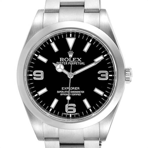 Photo of Rolex Explorer I 39 Stainless Steel Automatic Mens Watch 214270