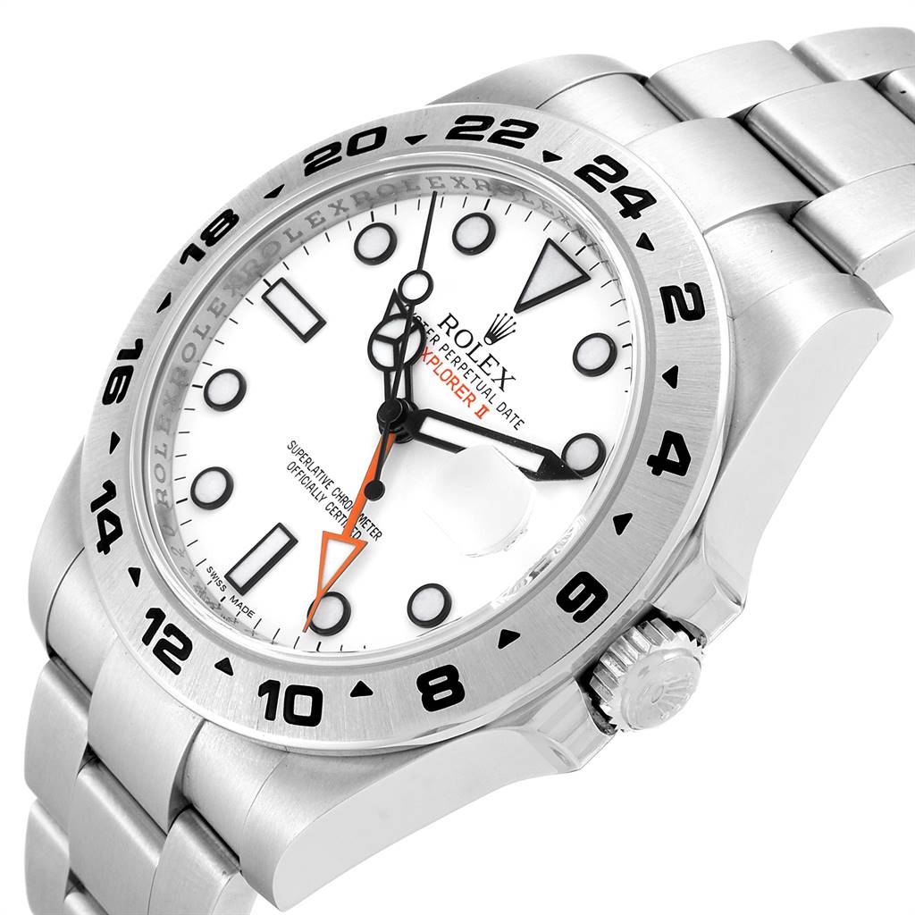 The image shows a Rolex Explorer 216570 Men's Stainless Steel White Dial 216570 Men's Stainless Steel White Dial watch at an angled view, displaying the dial, bezel, crown, and bracelet.