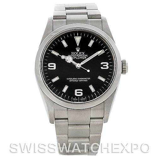 Mens Rolex Explorer I Steel Watch 114270 Year 2005