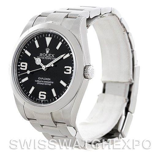 Rolex Explorer I Steel Mens Watch 214270 SwissWatchExpo