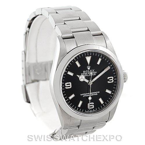 Rolex Explorer I Steel Mens Watch 114270 SwissWatchExpo