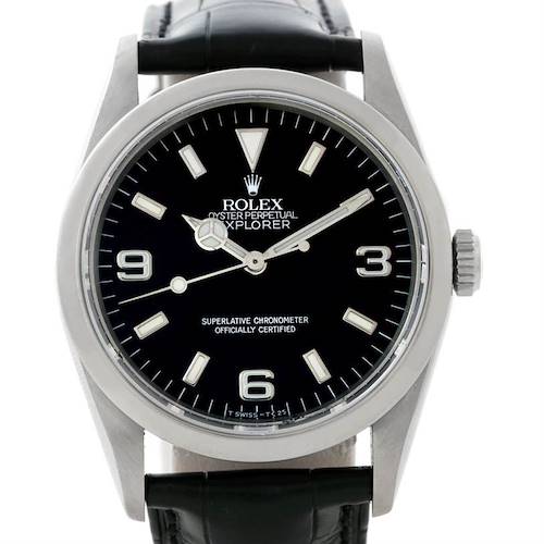 Photo of Rolex Explorer I Mens Stainless Steel Watch 14270