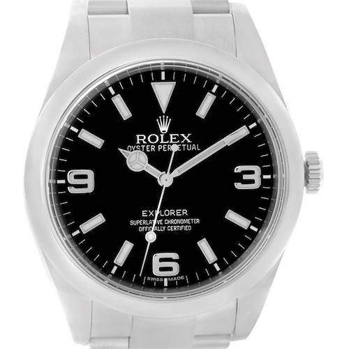 Photo of Rolex Explorer I Stainless Steel Automatic Mens Watch 214270