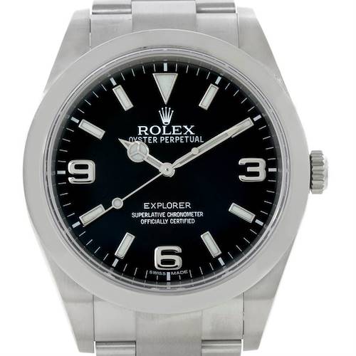 Photo of Rolex Explorer I Stainless Steel Mens Watch 214270