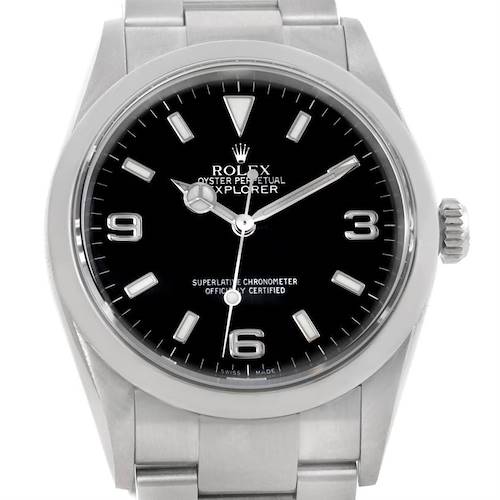 Photo of Rolex Explorer I Stainless Steel Mens Watch 114270