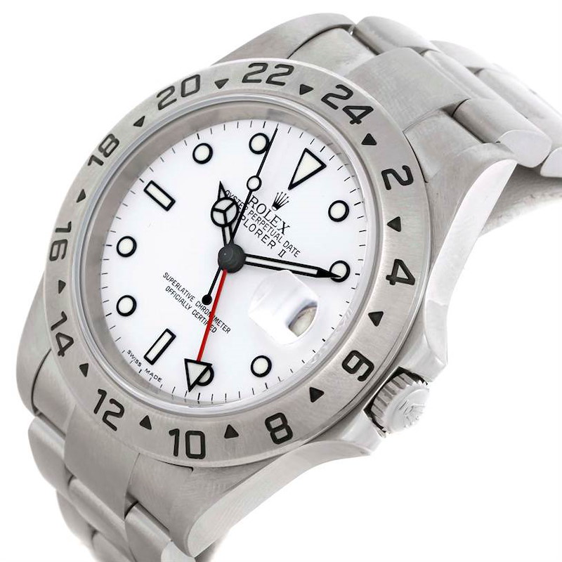 rolex explorer 2 bianco