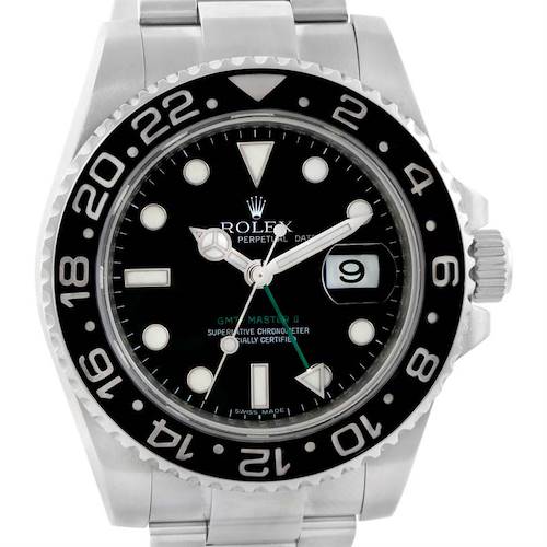 Photo of Rolex GMT Master II Ceramic Bezel Stainless Steel Watch 116710BKSO