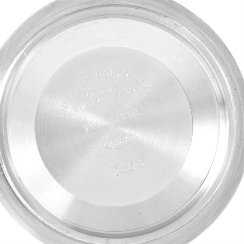 This image shows the interior view of the case back for a Rolex GMT-Master 16713 Men's Stainless Steel Black Dial 16713 Men's Stainless Steel Black Dial watch.