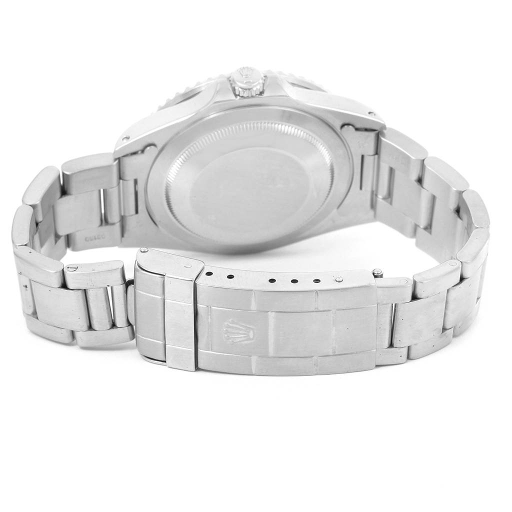 The image shows the back and bracelet of the Rolex GMT-Master 16700 Men's Stainless Steel Black Dial 16700 Men's Stainless Steel Black Dial watch.