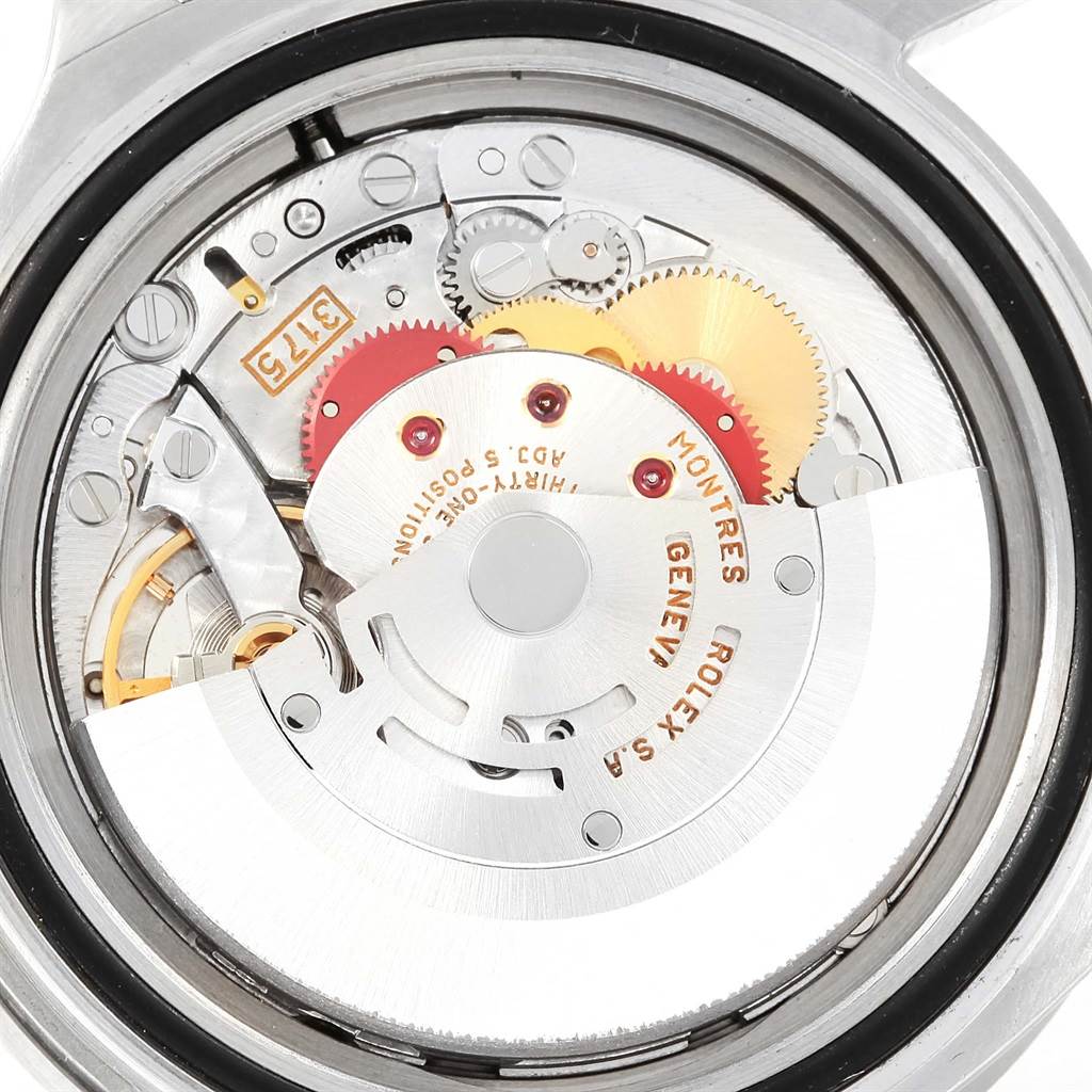 This image shows the inner mechanical movement of a Rolex GMT-Master 16700 Men's Stainless Steel Black Dial 16700 Men's Stainless Steel Black Dial watch, viewed from the back.