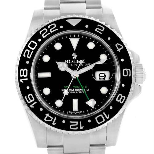 Photo of Rolex GMT Master II Steel Ceramic Automatic Mens Watch 116710