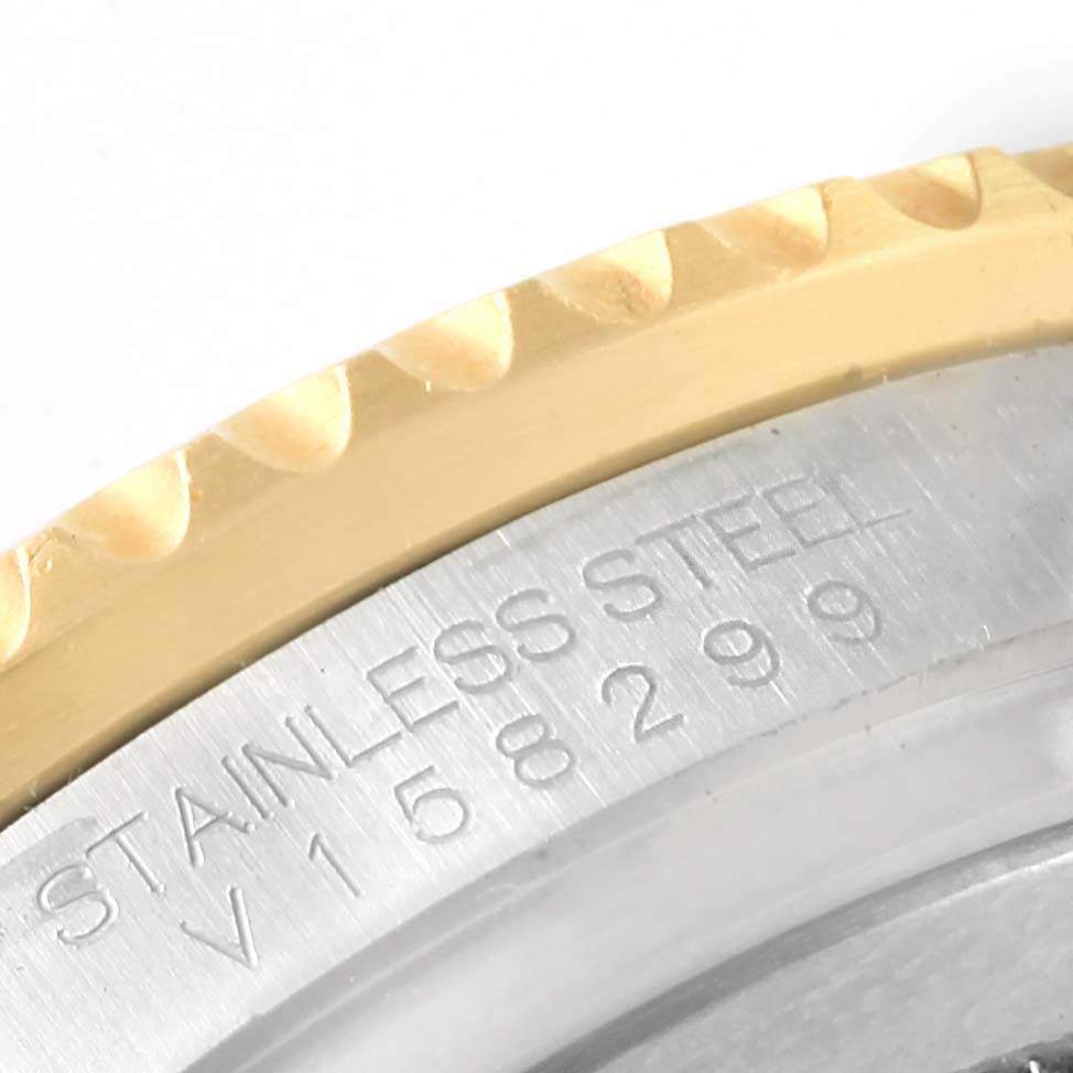 The image shows a close-up of the back and bezel, including the serial number engraving, of a Rolex GMT-Master 116713 Men's Stainless Steel Black Dial 116713 Men's Stainless Steel Black Dial watch.