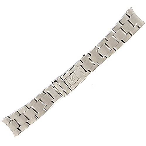 This image shows a top-down view of the metal bracelet for a Rolex GMT-Master 16710 Men's Stainless Steel Black Dial 16710 Men's Stainless Steel Black Dial watch.