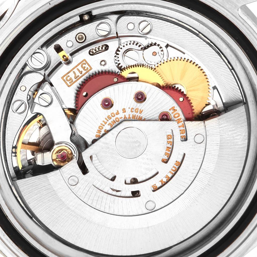 This image shows the inside mechanism and movement parts of a Rolex GMT-Master 16700 Men's Stainless Steel Black Dial 16700 Men's Stainless Steel Black Dial watch.
