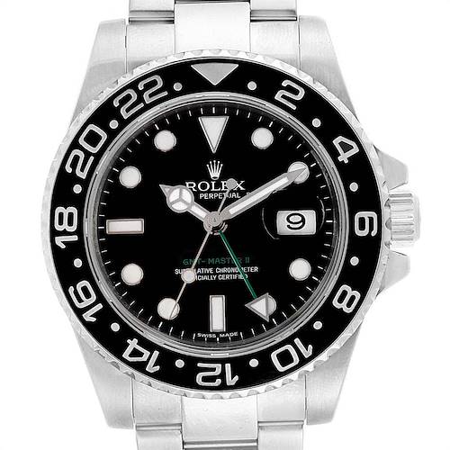 Photo of Rolex GMT Master II Green Hand Automatic Steel Mens Watch 116710