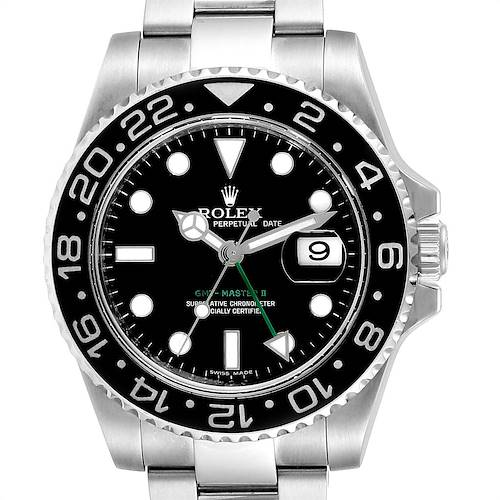 Photo of Rolex GMT Master II 40mm Automatic Mens Watch 116710 Box Card