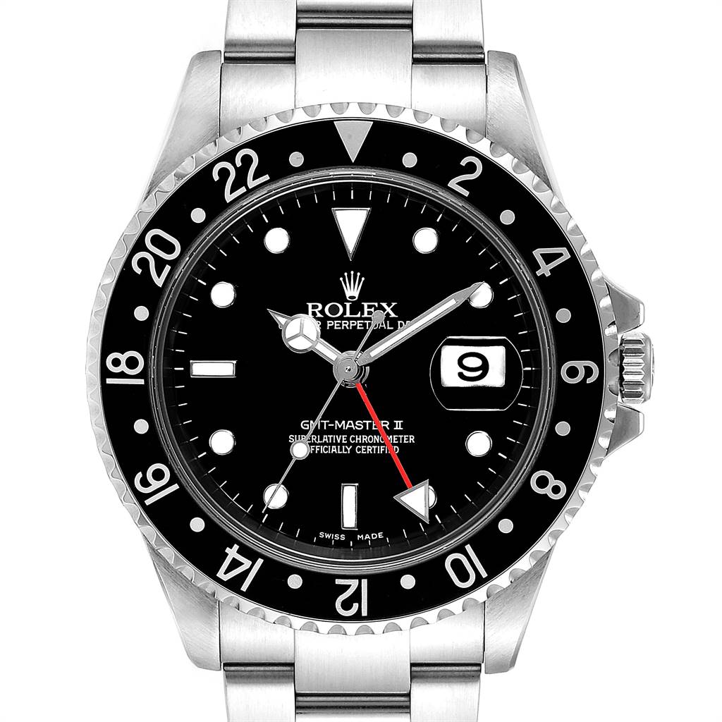 rolex gmt master 2 red and black