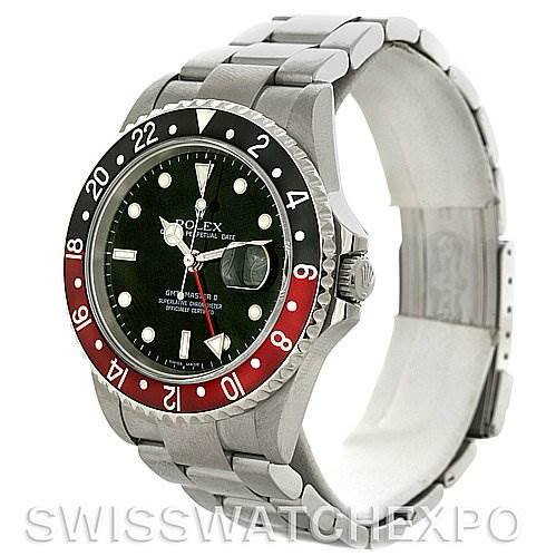 Rolex GMT Master II Coke Bezel Mens Watch 16710 SwissWatchExpo