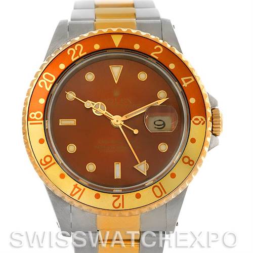 Photo of Rolex GMT Master II Men's 18k and Steel Watch 16713