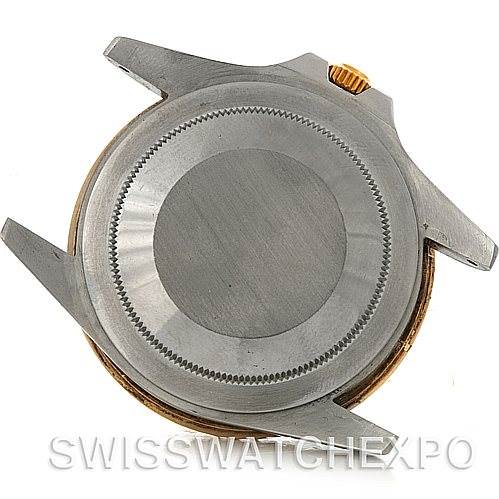 This image shows the case back and lugs of a Rolex GMT-Master 16753 Men's Stainless Steel Brown Dial 16753 Men's Stainless Steel Brown Dial watch.