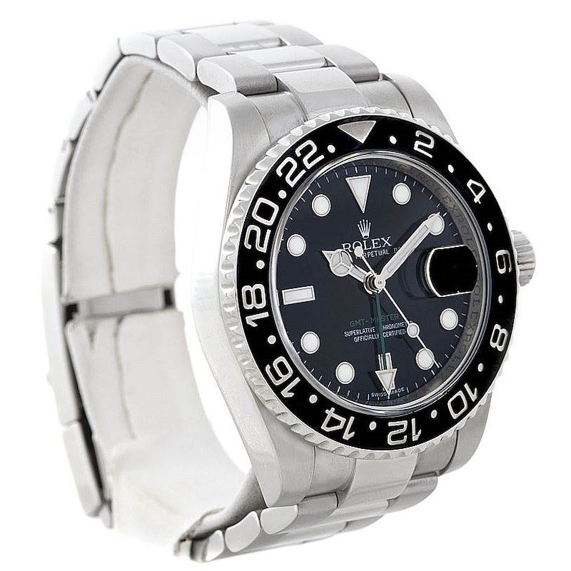 Rolex GMT Master II 116710 Stainless Steel Ceramic Men's Watch SwissWatchExpo