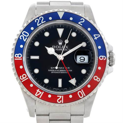 Photo of Rolex GMT Master II Mens Steel Watch 16700