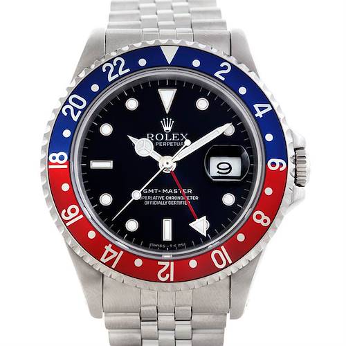 Photo of Rolex GMT Master II Mens Steel Watch 16700 Watch