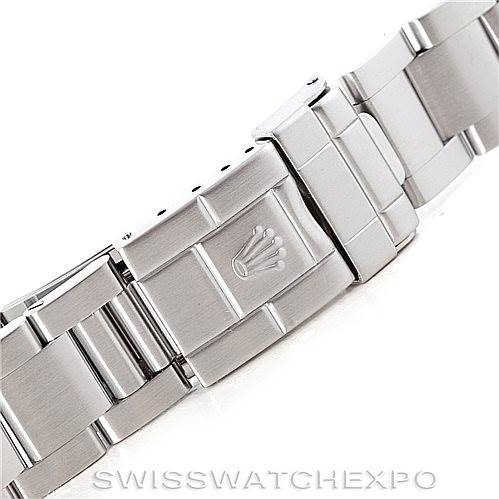 The image shows the clasp and part of the bracelet of a Rolex GMT-Master 16710 Men's Stainless Steel Black Dial 16710 Men's Stainless Steel Black Dial watch.