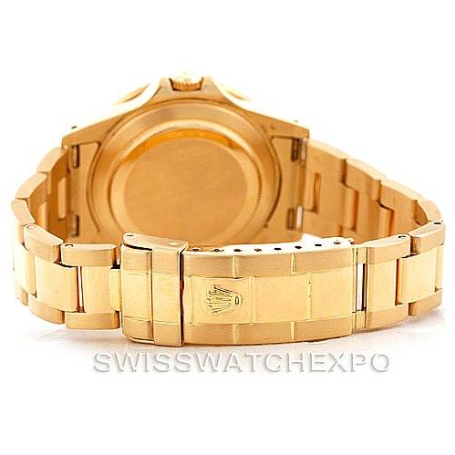 The image shows the back side and the bracelet, including the clasp, of a Rolex GMT-Master 16758 Men's Stainless Steel Black Dial 16758 Men's Stainless Steel Black Dial watch.