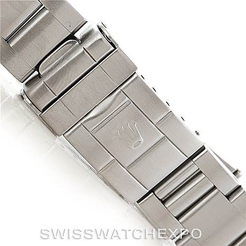 The image shows the clasp and bracelet of a Rolex GMT-Master 16710 Men's Stainless Steel Black Dial 16710 Men's Stainless Steel Black Dial watch.